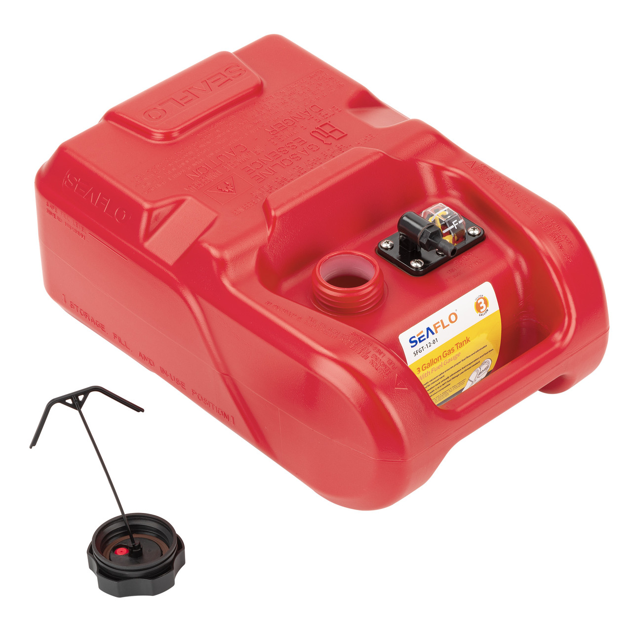 Бак на 12 літрів для човна та катера SEAFLO з автоматичним повітряним клапаном, фото 1