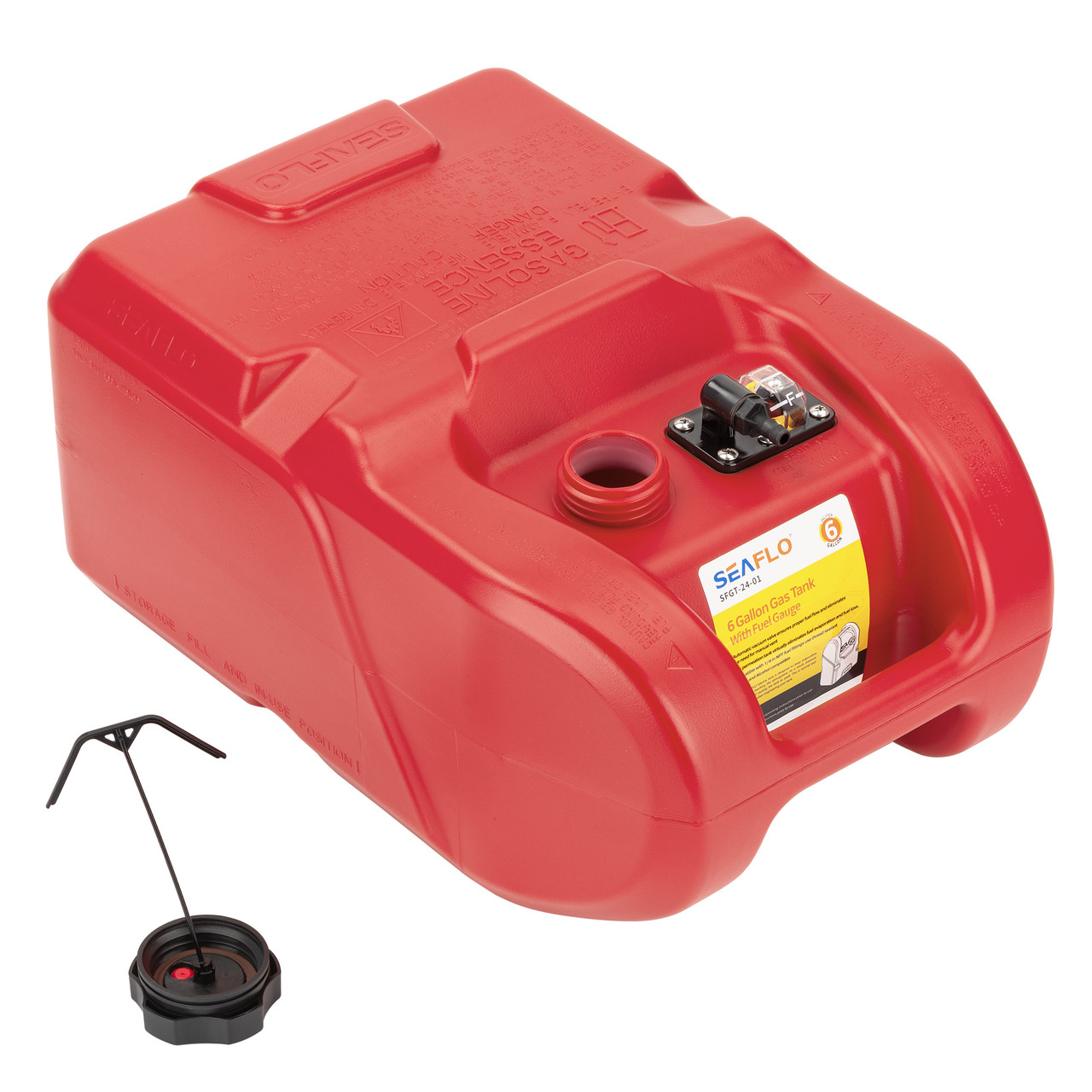 Бак на 24 літри для човна та катера SEAFLO з автоматичним повітряним клапаном, фото 1