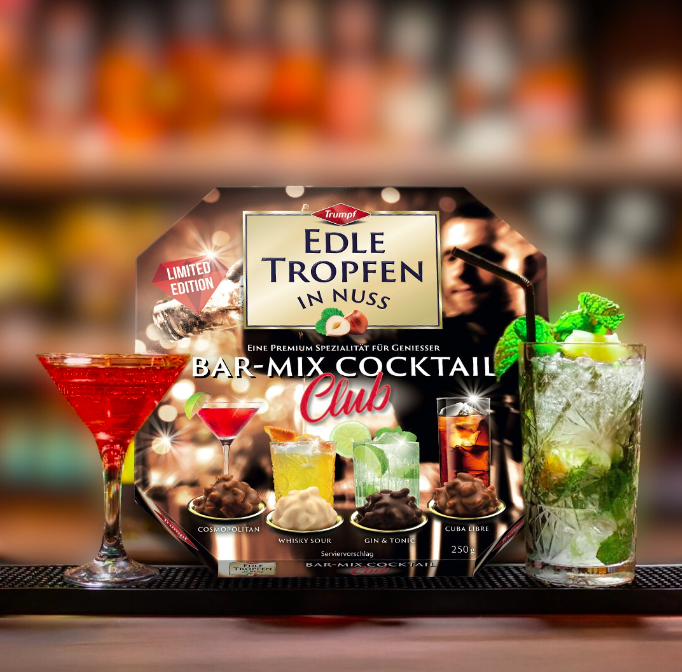 Цукерки з алкоголем Edle Tropfen bar mix 250 гр. Німеччина, фото 1