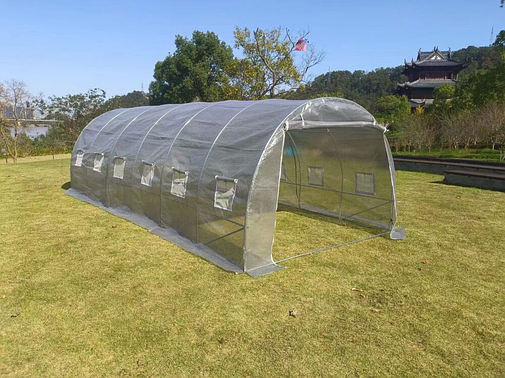 Садова теплиця з UV-12 плівкою 18м² 6x3x2 м BASS POLSKA, Сіра, фото 1