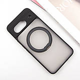 Чохол TPU Timeshield with MagSafe для Google Pixel 8a Black, фото 2