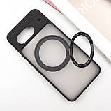 Чохол TPU Timeshield with MagSafe для Google Pixel 8a Black, фото 3