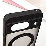 Чохол TPU Timeshield with MagSafe для Google Pixel 8a Black, фото 4