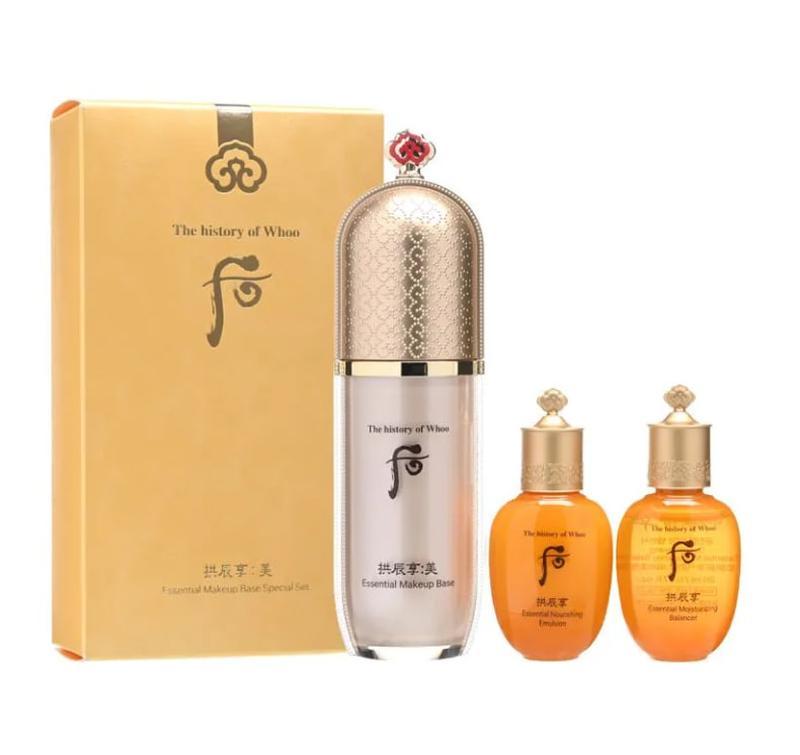 Набір The History of Whoo: база під макіяж, тонер та емульсія 40 мл + 20 мл + 20 мл