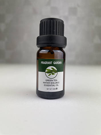 Ароматна ефірна олія Fragrant Garden "Green Tea" для зволожувачів повітря на 10мл, фото 1