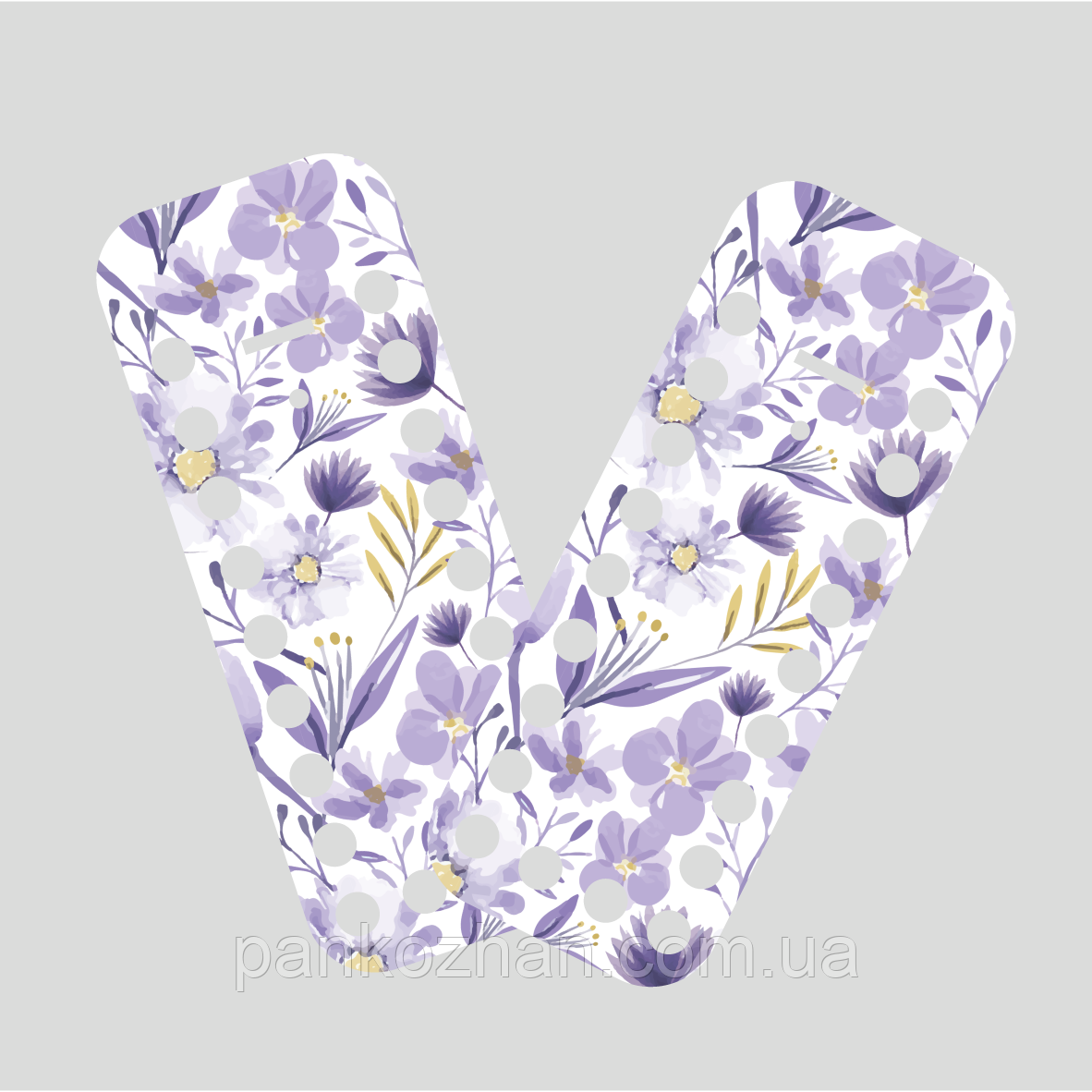 Акрилові боковини прямокутні до в'язаної сумки, фото 1