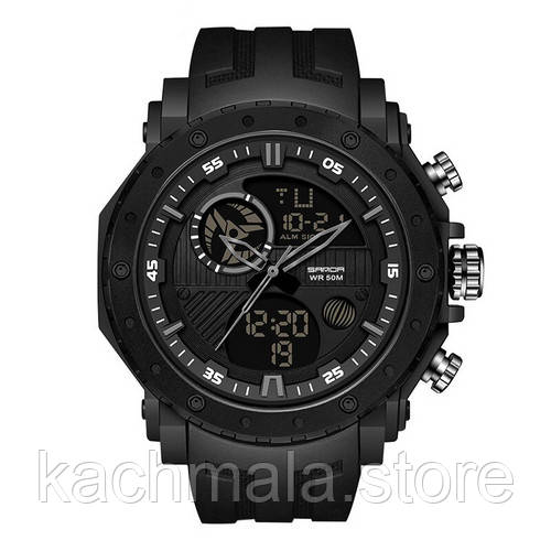 Наручниі годинники Годинник Sanda 6012 All Black