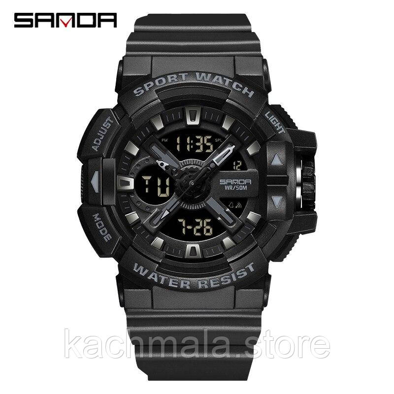 Наручниі годинники Годинник Sanda 3128 All Black