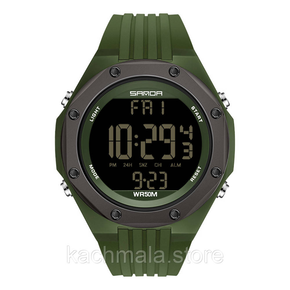 Наручниі годинники Годинник Sanda 6093 Army Green