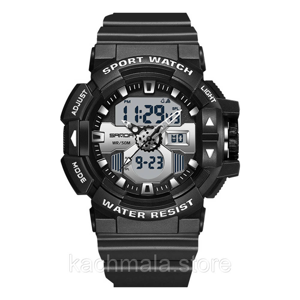 Наручниі годинники Годинник Sanda 3129 Black-White