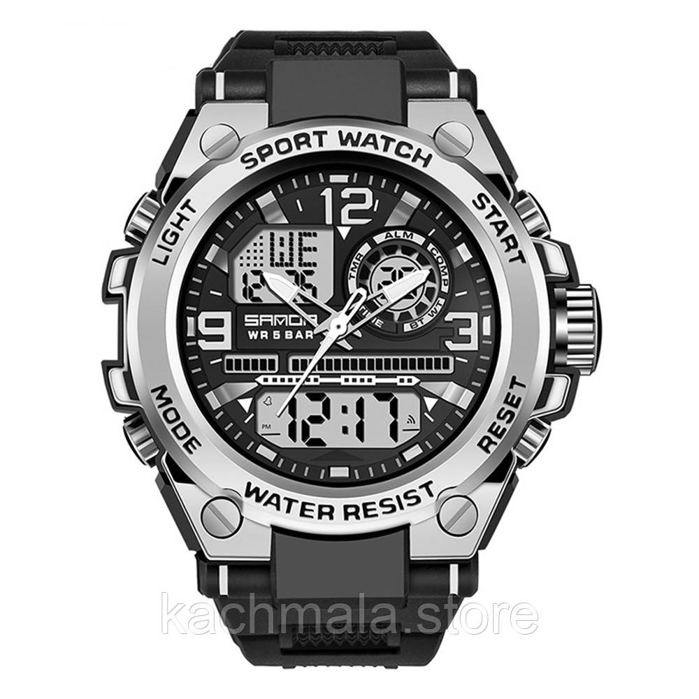 Наручниі годинники Годинник Sanda 6024 Black-Silver