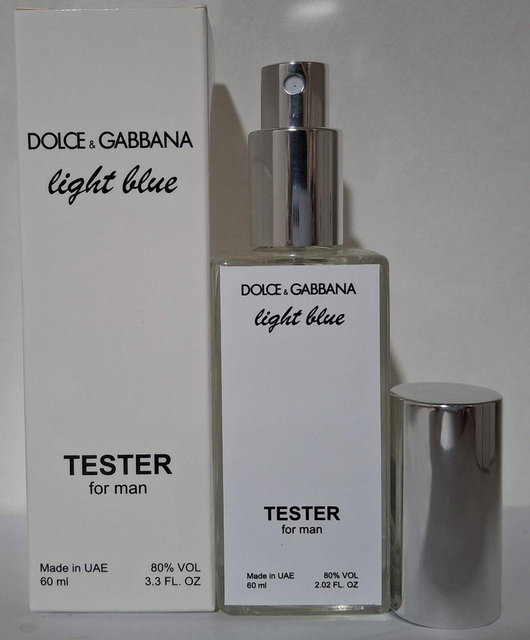 Тестер мужской Dolмce & Gabbммana Light Blue Pour Homme (Дольчме Габбанма Лайт Блю Пур Хом) 60 мл, фото 1