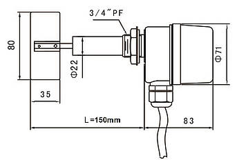 Датчик рівня SE-MS-AY 220VAC, фото 3