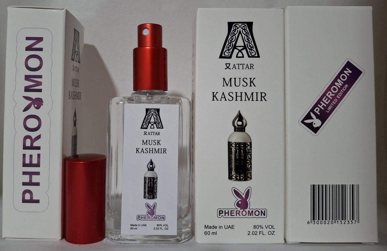 Женский тестер Attar Collection Musk Kashmir (Атар Колекшн Муск Кашмир) с феромонами 60 мл Древесно-мускусная парфюмированная вода, фото 1