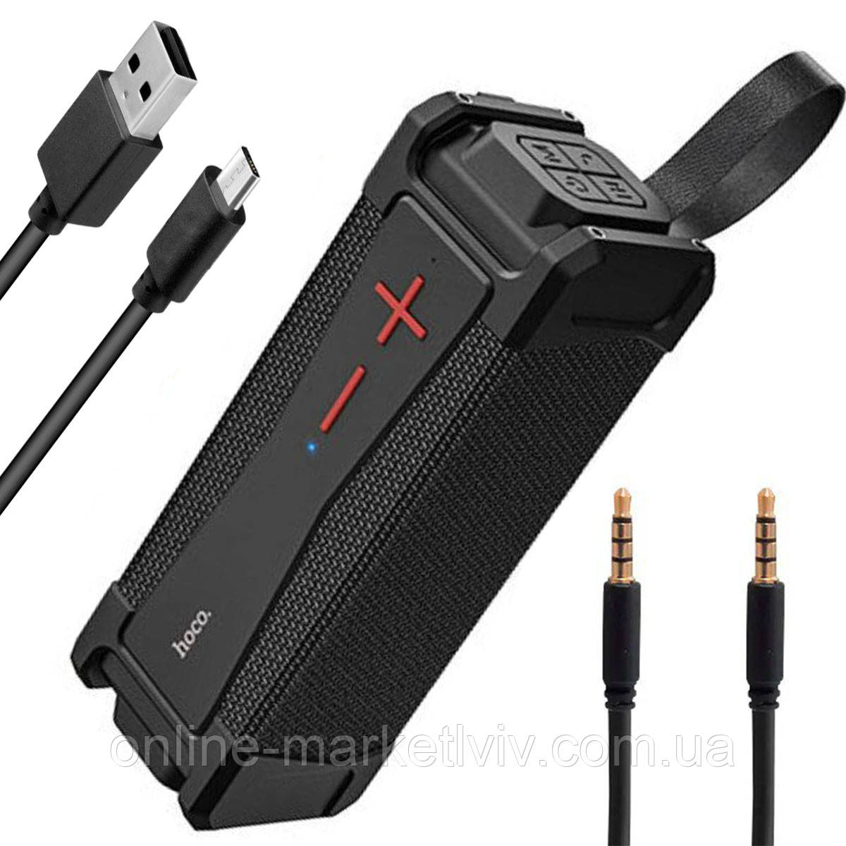 Портативна колонка водонепроникна з Bluetooth, від USB, Hoco HC6 / Бездротова колонка блютуз