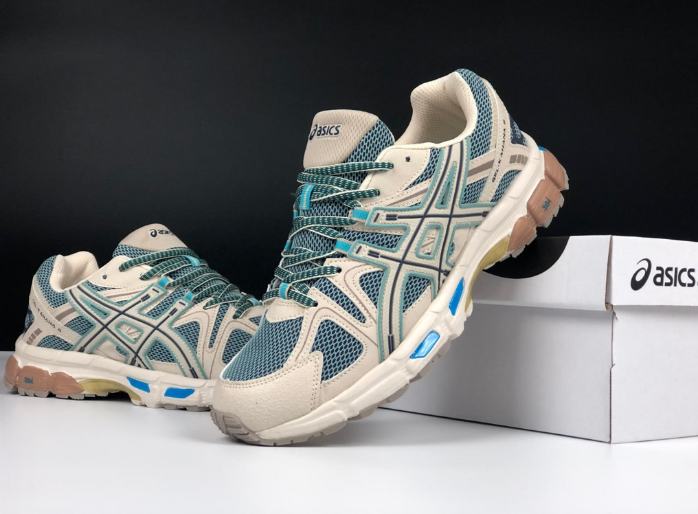 Чоловічі кросівки Asics Gel Kahana 8 Mint Beige Асикс Гель Кахана ментолові з бежевим весна літо