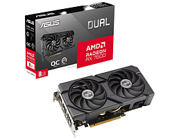 Відеокарта ASUS Radeon RX 7600 DUAL EVO OC 8GB GDDR6 (DUAL-RX7600-O8G-EVO)