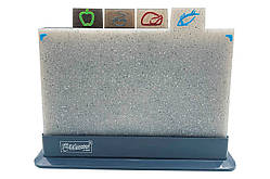 Набір дощок обробних Maestro 290 x 195мм граніт асорті (4шт) (MR-1787TG)