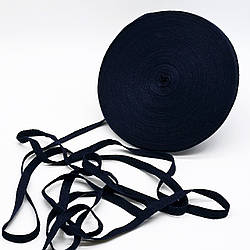 Кіперна стрічка ХБ / колір темно-синій / ширина 1 см / замовлення від 1 метра