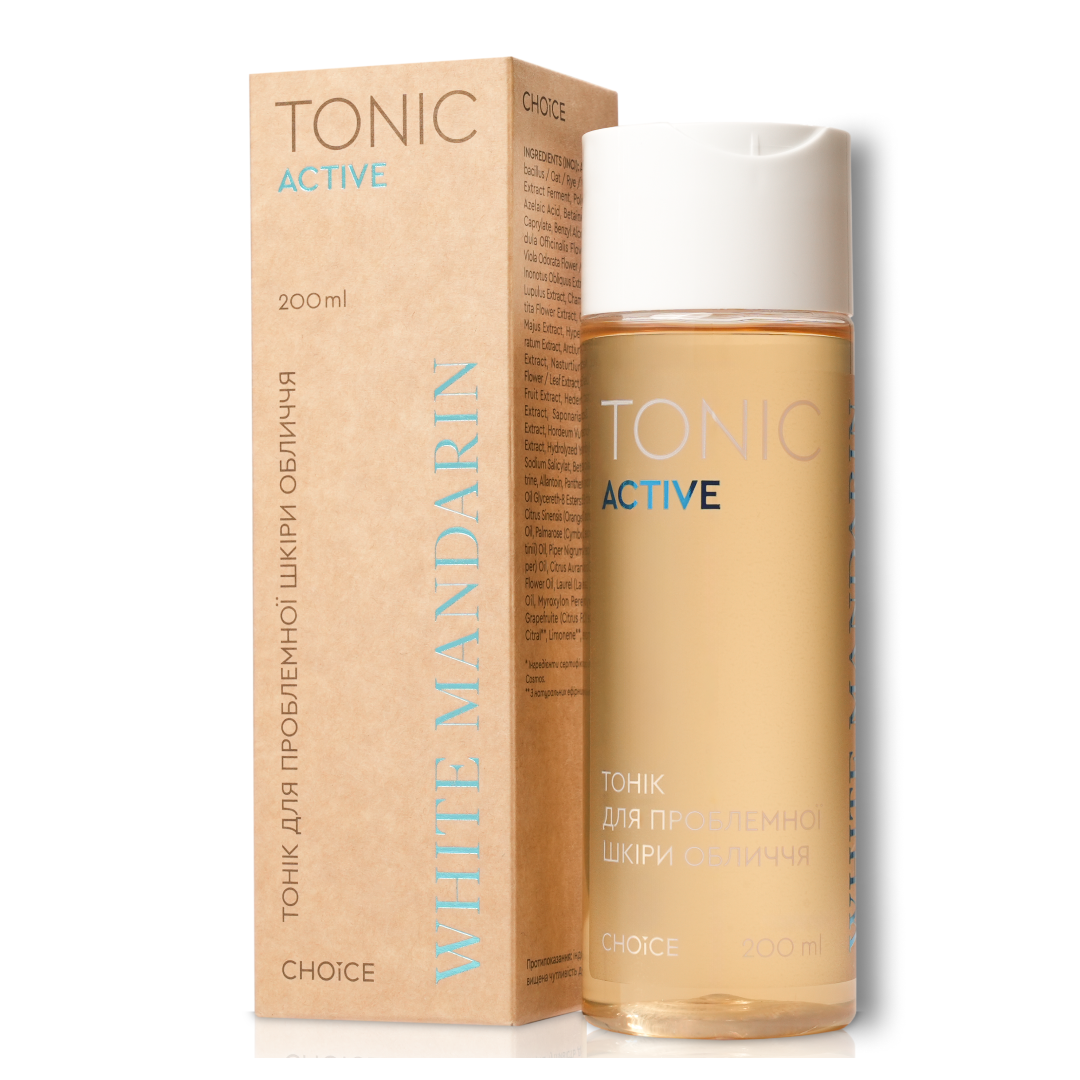 Тонік для проблемної шкіри обличчя Tonic Active White Mandarin 200 мл (99101208101)