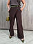 Жіночі штани на запах великих розмірів красиві оригінальні вільні, р. 50/52, 54/56, чорні, сірі, фото 7