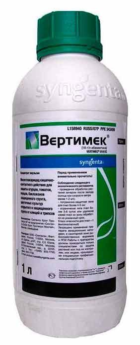 Інсектицид Вертімек (абамектин 18 г/л) Сингента Syngenta 1 л