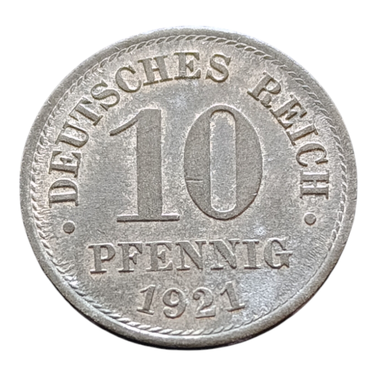 Німеччина 10 пфенігів, 1921