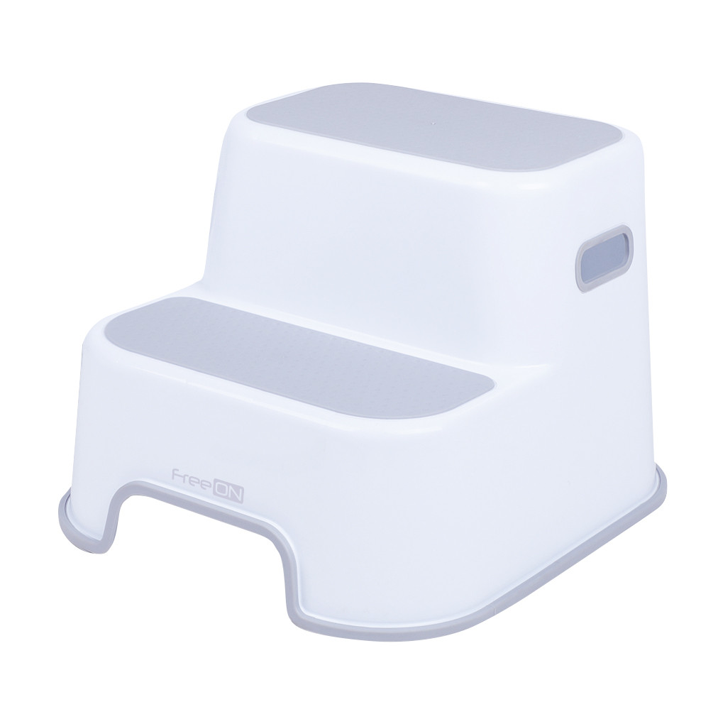 Сходинки для дитини у ванну FreeON 2 рівня, White-Grey, фото 1