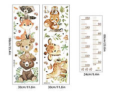Вінілові наклейки на стіну BRUP Звірята - цар гори (лист 60 х 90 см) Б442-6, фото 3