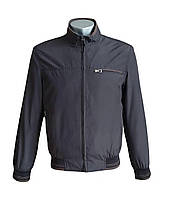 Куртка вітровка чоловіча на блискавці Voronin V18DB чорний 46