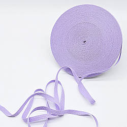 Кіперна стрічка ХБ / колір лаванда / ширина 1 см / замовлення від 1 метра