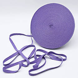 Кіперна стрічка ХБ / колір фіолетовий / ширина 1 см / замовлення від 1 метра