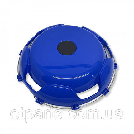 Ковпак колеса передній пластик (синій) R22.5, фото 1