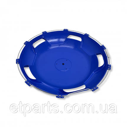 Ковпак колеса передній пластик (синій) R22.5, фото 2