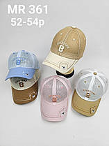 Дитячі бейсболки з сіткою оптом, р.52-54