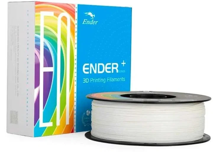 PLA + пластик Creality Plus Filament для 3D принтера 1.75 мм 1кг White, фото 1