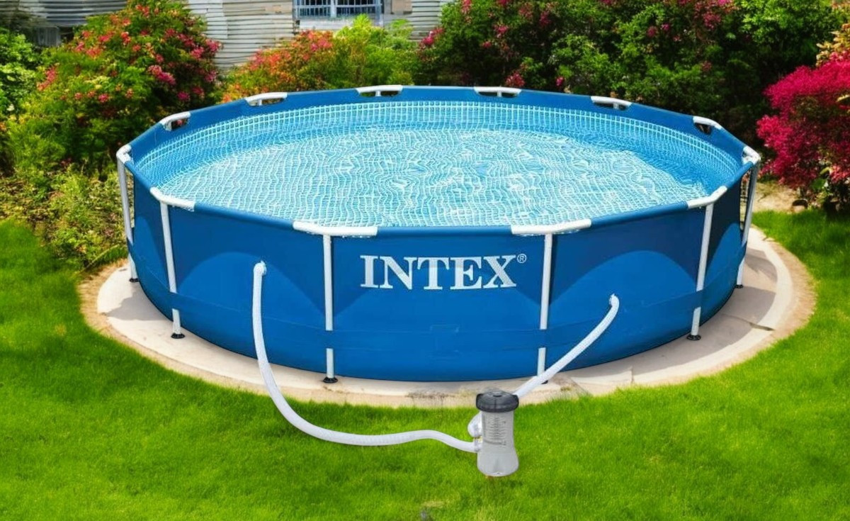 Каркасний басейн Intex 28212 з фільтром, 366 x 76 см (2 006 л / ч)