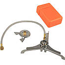 Перехідник тринога для газових пальників зі шлангом під цанговий балон Cobra KA 0103, фото 5