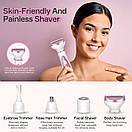 Тример епілятор із 4 насадками Geemy GM-3161 4in1 AuraHome, фото 3