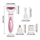 Тример епілятор із 4 насадками Geemy GM-3161 4in1 AuraHome, фото 5