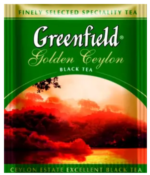 Чай Greenfield Golden Ceylon 50 пак.
