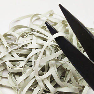 Латексна резинка для купальників 5 мм (на метраж, відрізами) кратно 1м