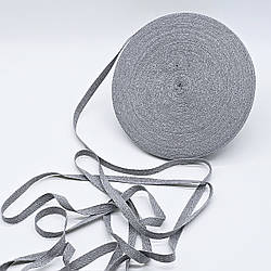 Кіперна стрічка ХБ / колір сірий / ширина 1 см / замовлення від 1 метра