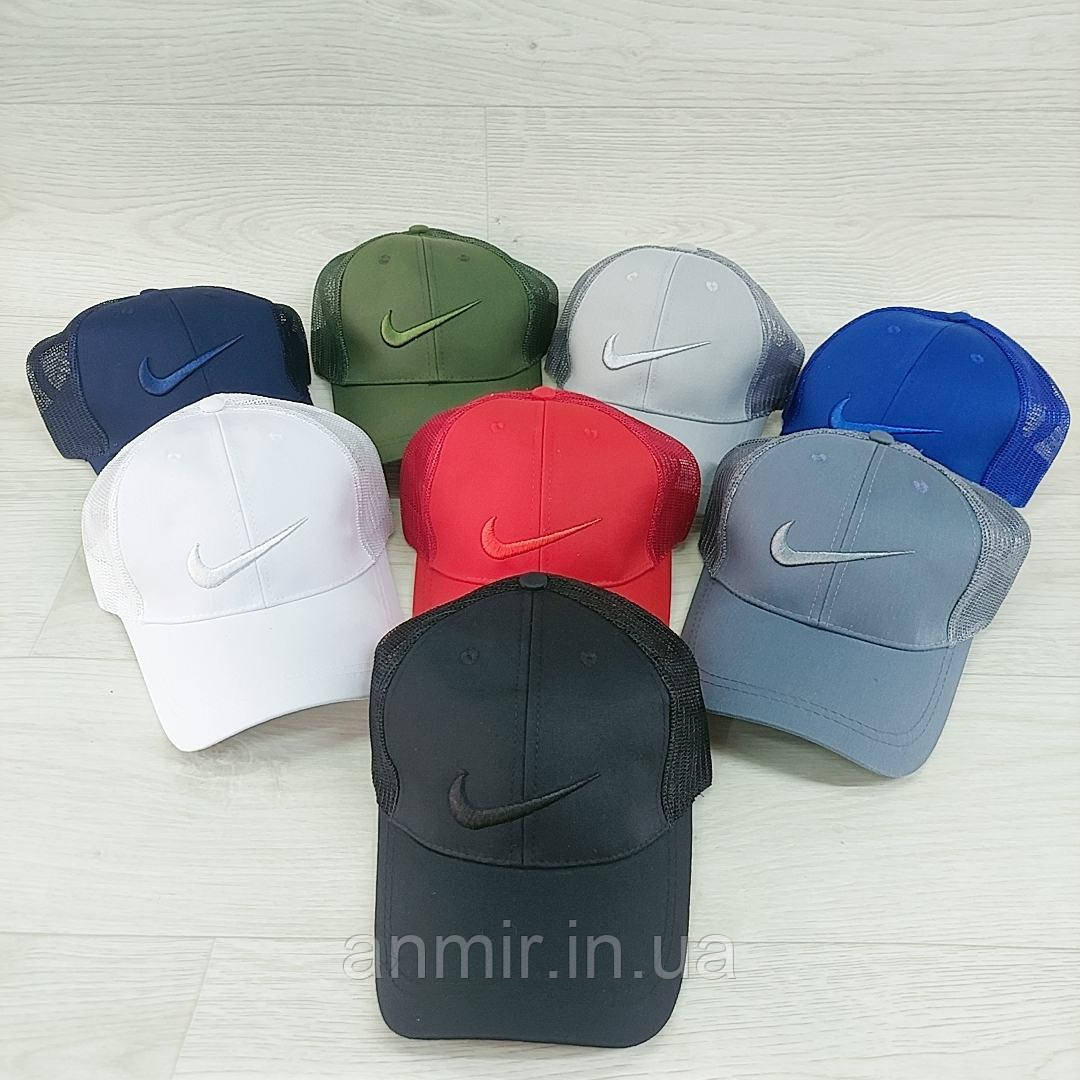 Кепка чоловіча із сіткою NIKE котон розмір 56-58, кольору міксом