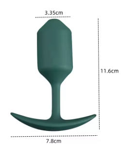 Анальна пробка з опорною основою та сталевою кулькою Butt Plug Іграшка для дорослих