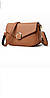 Сумка з натуральної шкіри жіноча коричнева, фото 2