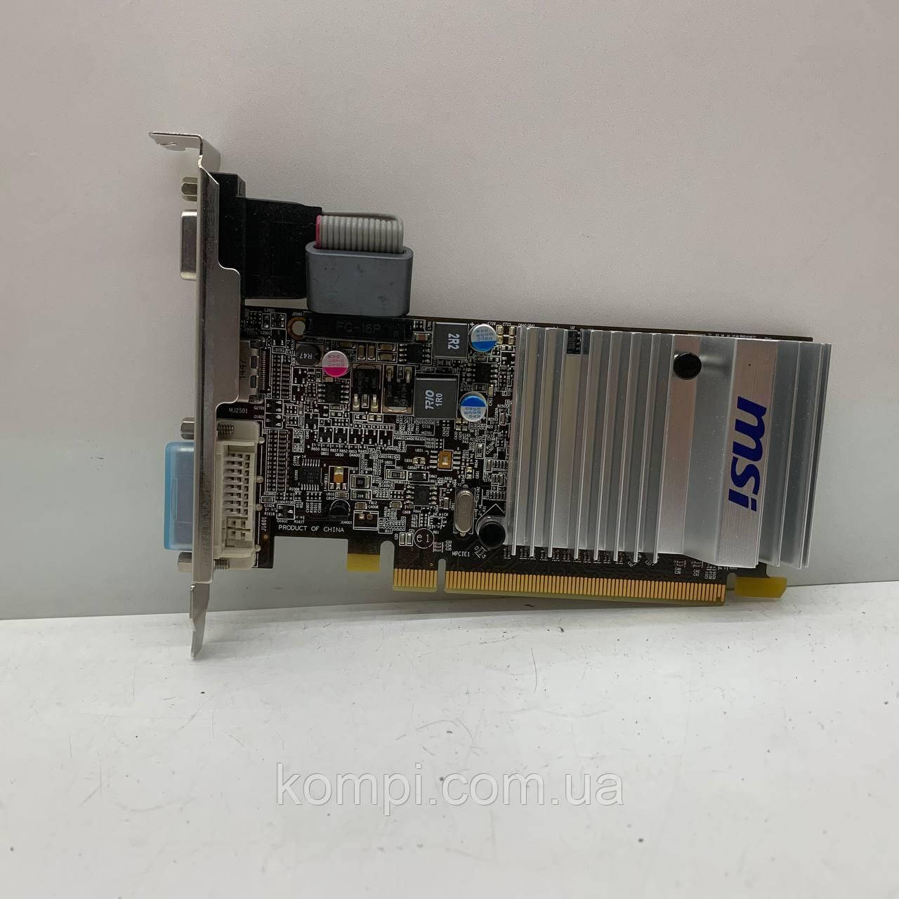 Відеокарта MSI Radeon HD 5450 1GB (GDDR3,64 Bit,PCI-Ex,Б/у), фото 1