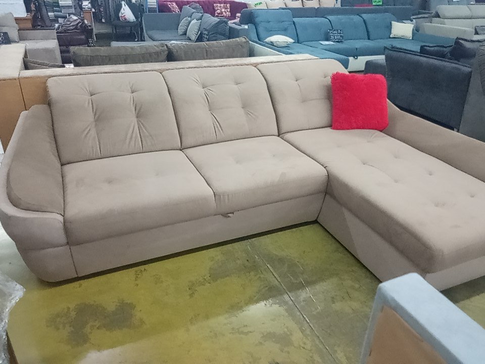 Диван кутовий Техас (Спейс) світло-сірий