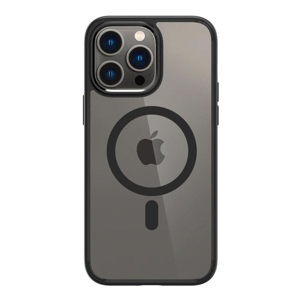 Чохол TPU+PC Spigen Ultra Hybrid with Magsafe для iPhone 14 Pro Max Колір Black, фото 1