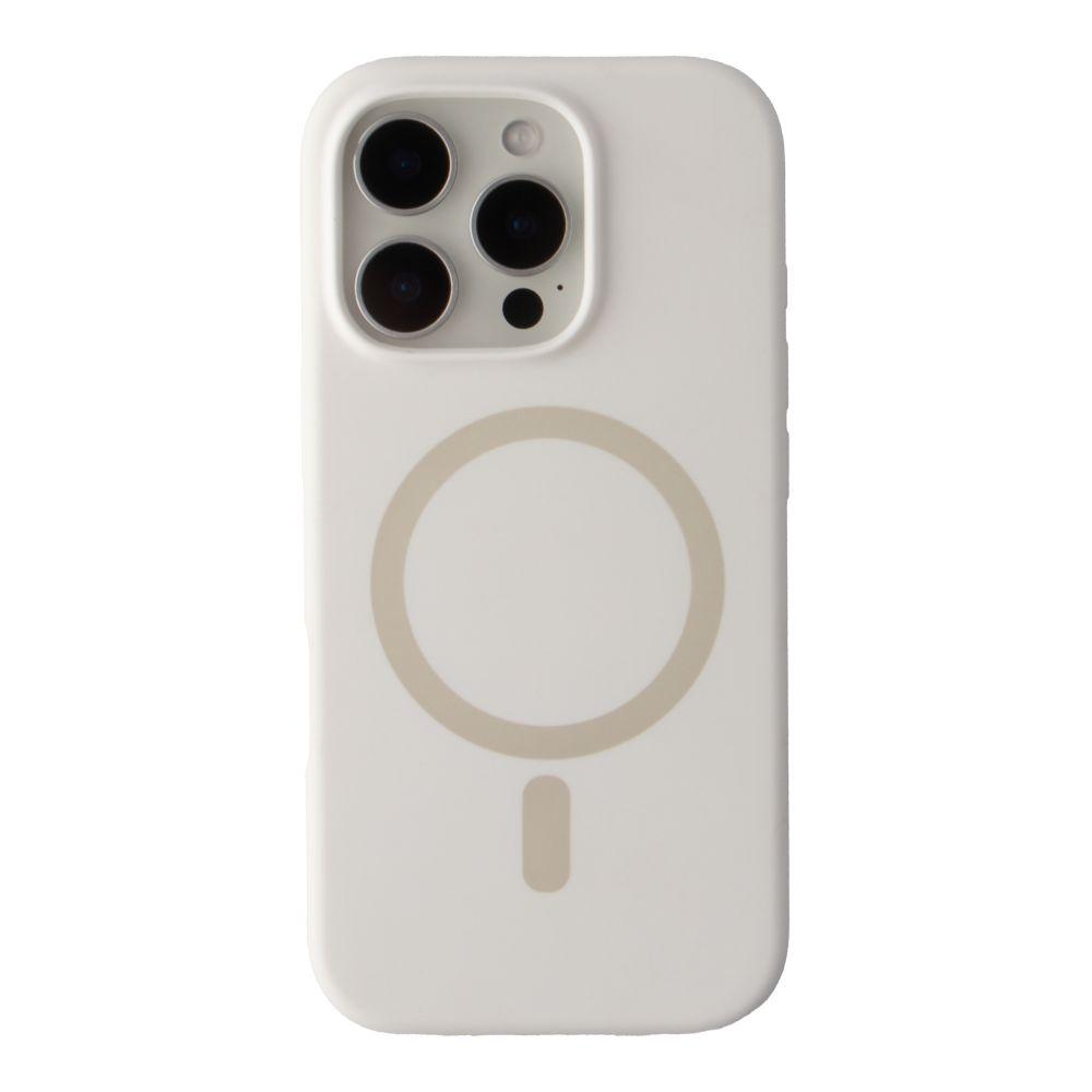 Чохол Glow Silicone Case with Magsafe для iPhone 16 Pro Max Колір White